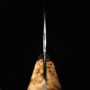Japanese kiritsuke nakiri knife - NIGARA - Migaki Tsuchime - SG2 Ma...
