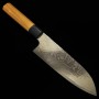 Japanese santoku knife - YUTA KATAYAMA - VG-10 - nickel damascus se...