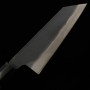 Japanese Bunka Knife - MIURA - Carbon Blue Steel - Kurouchi - Walnat Wood Handle - size: 19cm