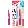 Tweezers with diagonal tip - Rose - GREEN BELL - Odoroki No Ke Nuki Series GT-231