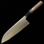 Japanese Santoku knife - MIURA - Stainless 440C - Walnut wood handle - Size : 16.5cm