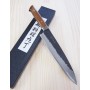 Japanese Chef Gyuto Knife - TAKESHI SAJI - Super Blue Steel Kurouchi - Ironwood Handle - Size: 21/24cm