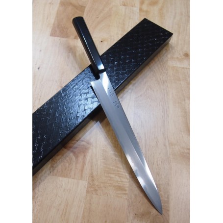 Japanese Sujihiki Knife - KAGEKIYO - Urushi Kuroro Serie - Carbon Blue Steel No.1 - Size: 24/27cm
