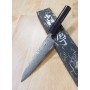 Japanese Petty Knife - YOSHIMI KATO - Damascus Nickel Serie - Size: 15cm