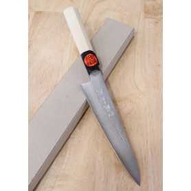 Japanese petty knife SHIGEKI TANAKA Vg-10 damascus - Size:12/15cm