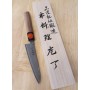 Japanese petty knife SHIGEKI TANAKA Spg2 damascus - Size:13,5/15cm