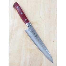 Japanese Petty Knife - SUISIN - Damascus Wine Serie - Size: 14cm