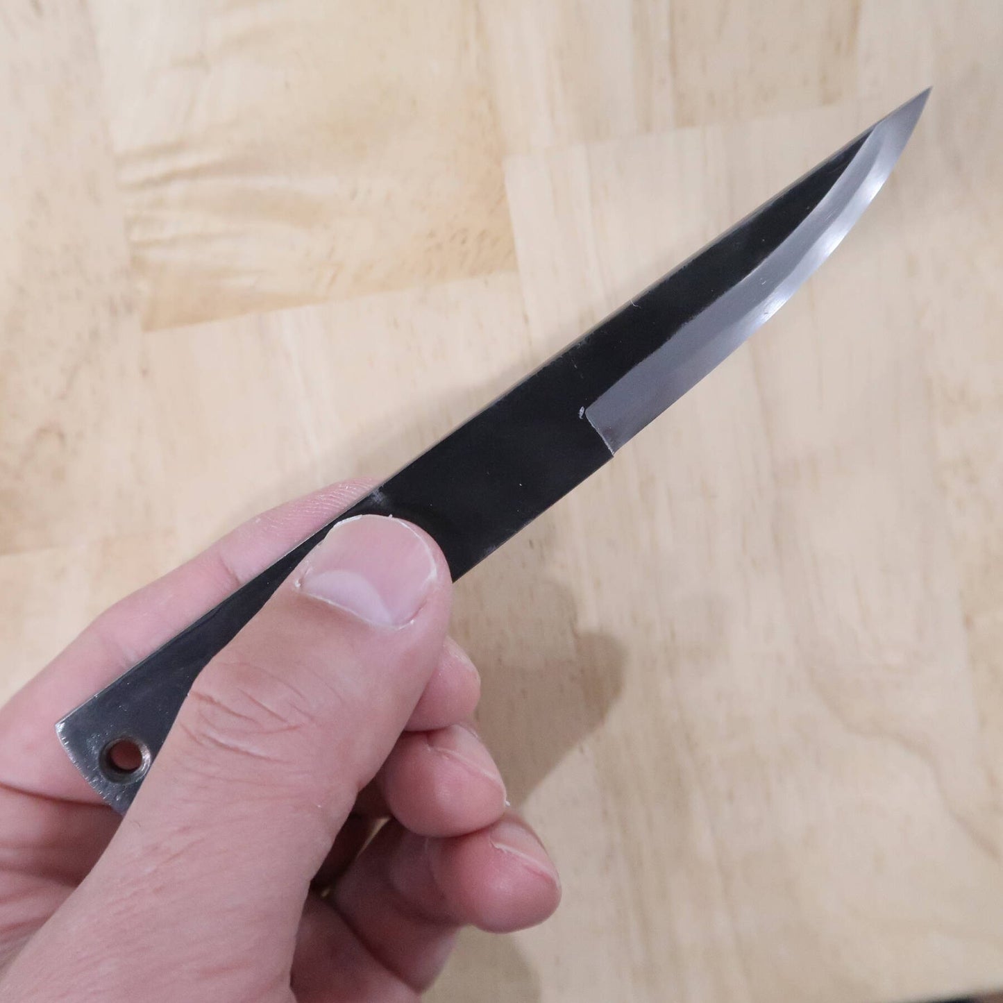 Takeda Hamono TAKEDA couteau artisanal de Bitchū, acier Hitachi Aogami Super, petit couteau (65 mm)