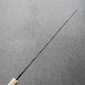 Sakimaru Takobiki SUISIN obra de Ikeda Yoshikazu, Shirogami no.3, acabado de espejo,mango octogonal de Ébano y marfil artificial (300mm)