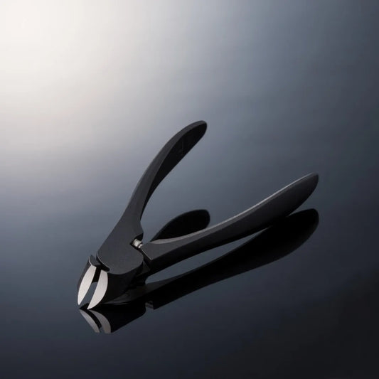 SUWADA Nail Clippers, Black, Size S