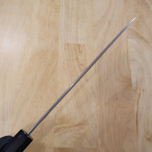 Sakai Kikumori Kikuzuki Nashiji Gyuto Acier Blanc n°2 manche octogonal en magnolia (210 mm)