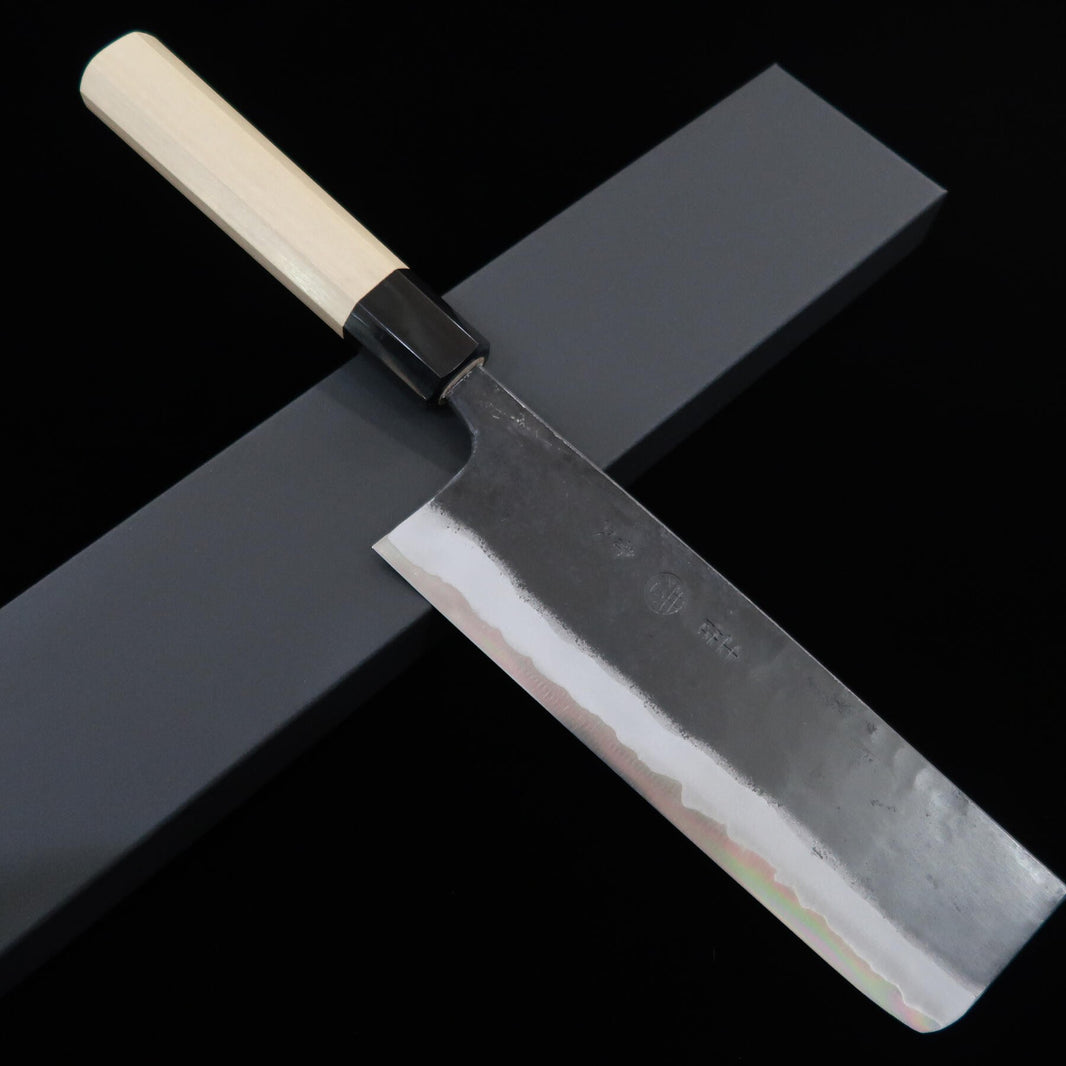 KYOUHEI SHINDO nakiri Aogami #2 acabado negro mango octogonal de magnolia (165 mm)