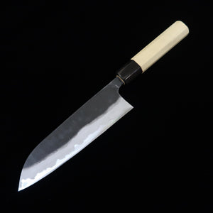 Kyohei Shindo Santoku Aogami nº2 Acabamento Kurouchi Cabo Octogonal de Magnólia (165mm)