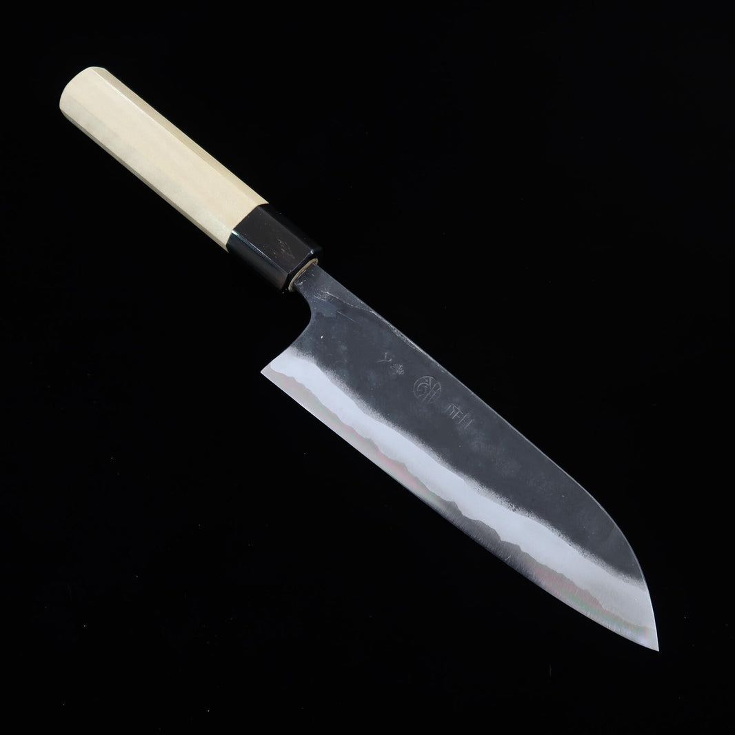 Kyouhei Shindo KYOUHEI SHINDO Santoku Aogami nº2 kuro-uchi mango octogonal de magnolia (165 mm)