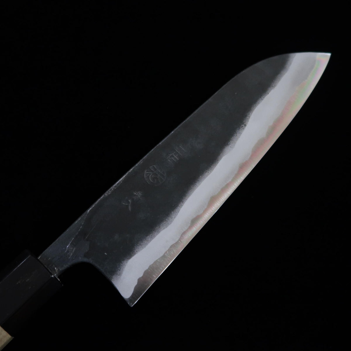 Kyohei Shindo Santoku Aogami nº2 Acabamento Kurouchi Cabo Octogonal de Magnólia (165mm)