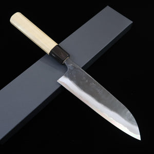 Kyohei Shindo Santoku Aogami nº2 Acabamento Kurouchi Cabo Octogonal de Magnólia (165mm)