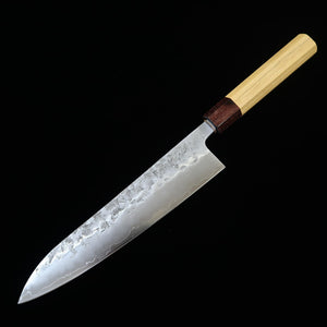 Miura Faca Gyuto SLD Semi-inox Acabamento Nashiji Cabo em Keyaki (210/240mm)