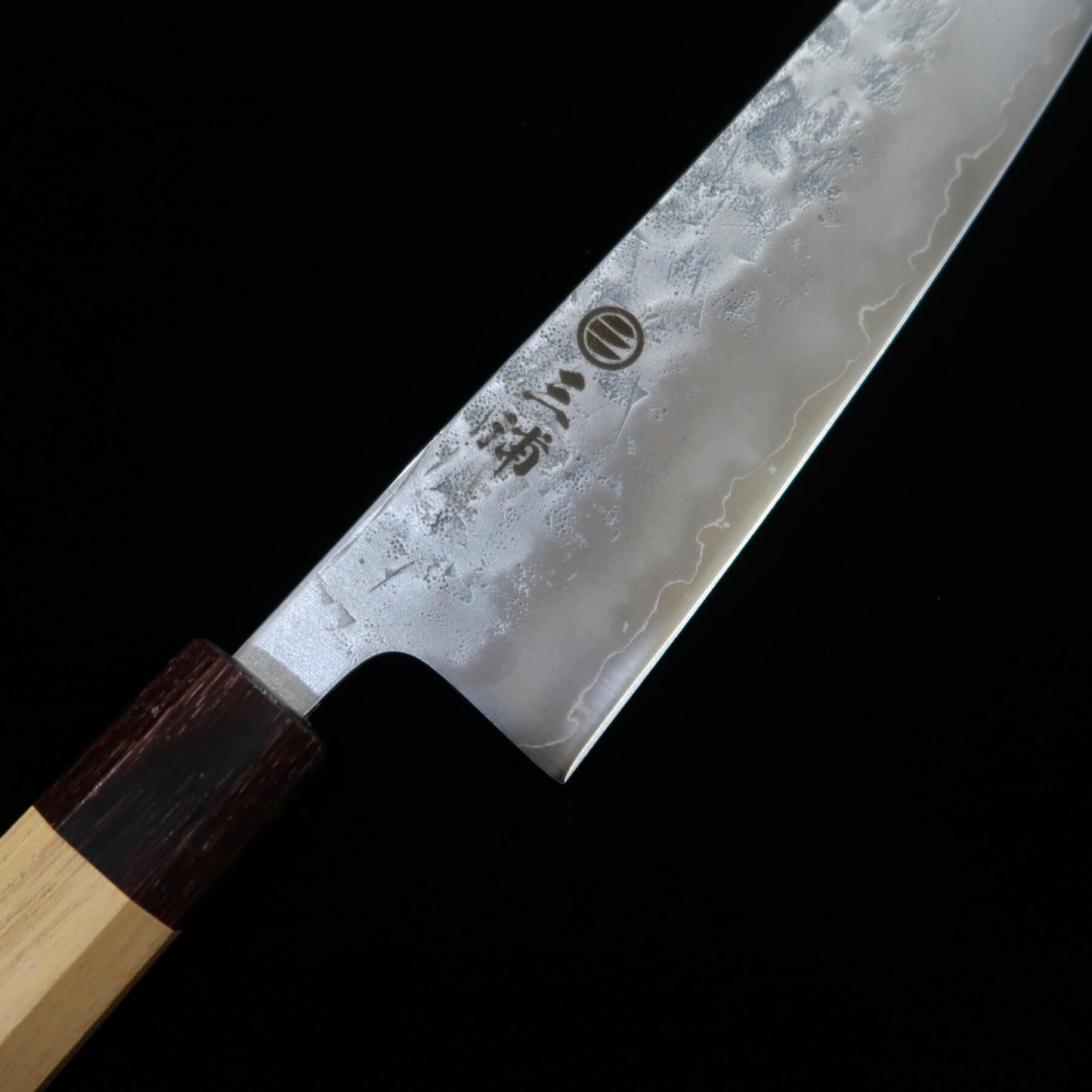 Miura SLD Gyuto, Semi-Stainless Steel, Satin Finish with Zelkova Wood Handle (210/240mm)
