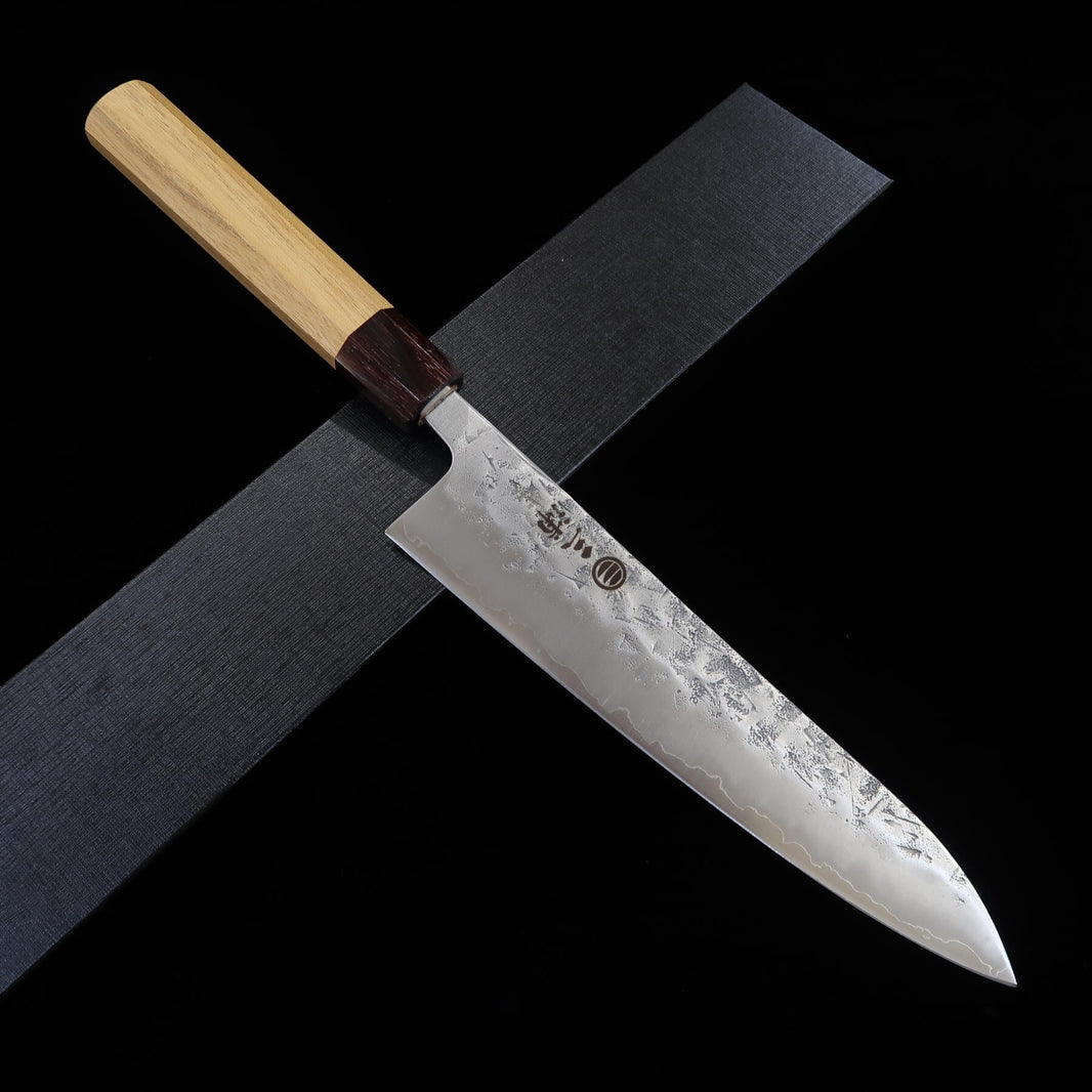 MIURA, Gyuto, SLD semi-inox, Finition Nashiji, mMnche en orme (210/240 mm)