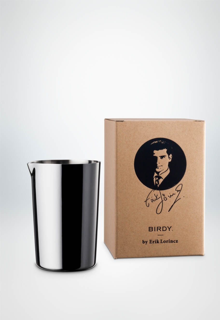 Mixing glass / copo de bar MT540 em aço inox - BIRDY - by Erik Lorincz