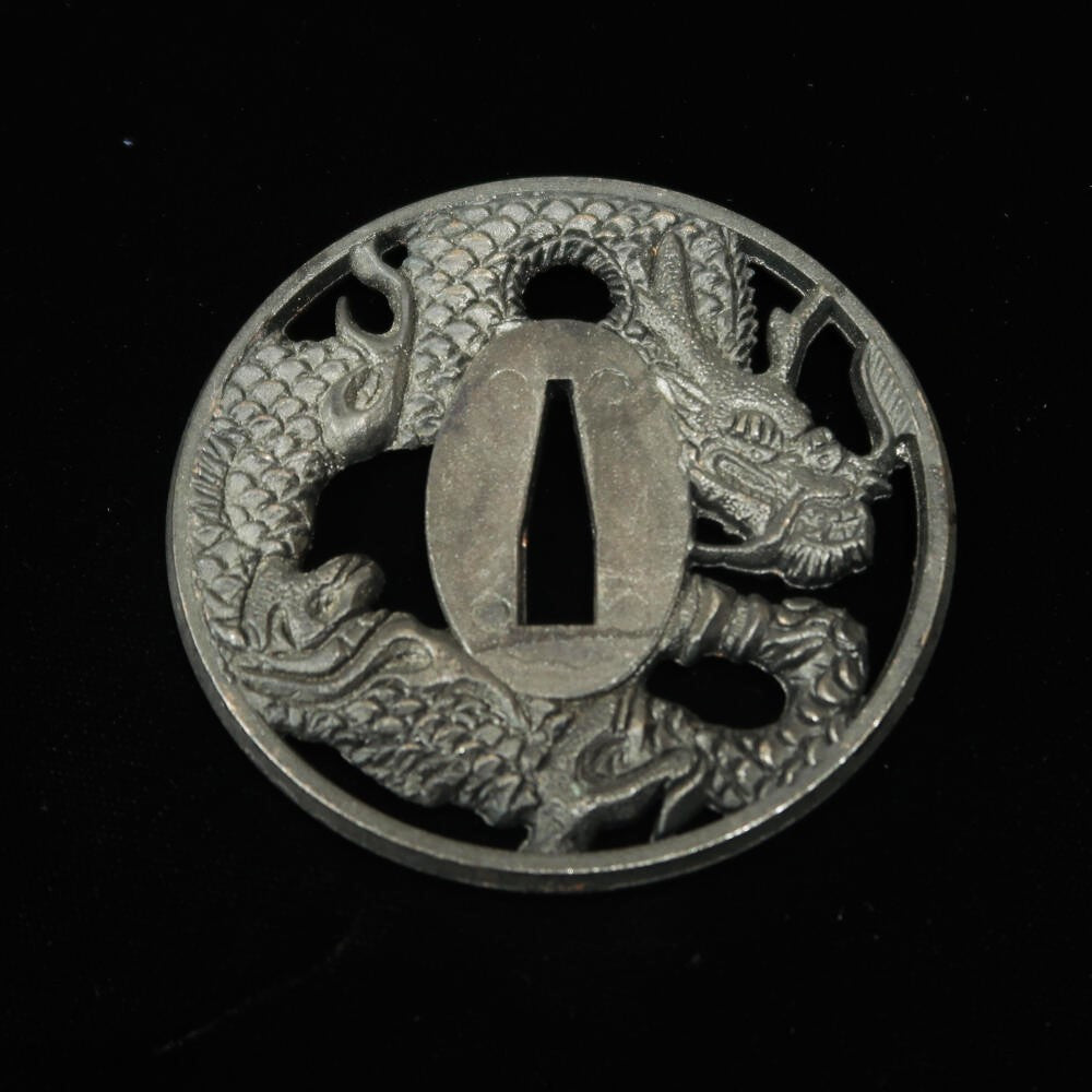Tsuba de espada modelo Dragão