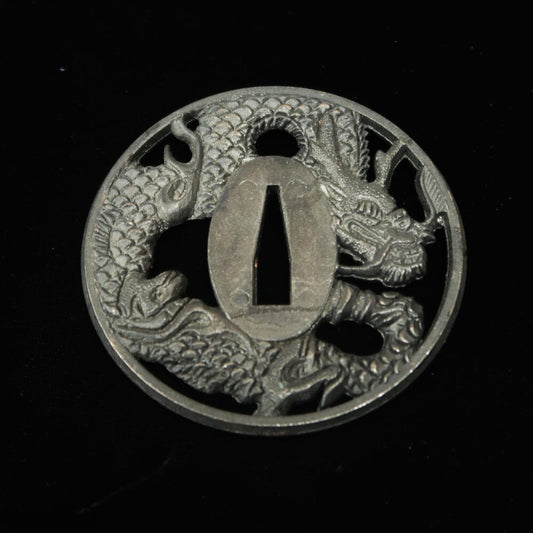 Tsuba de katana modelo dragón