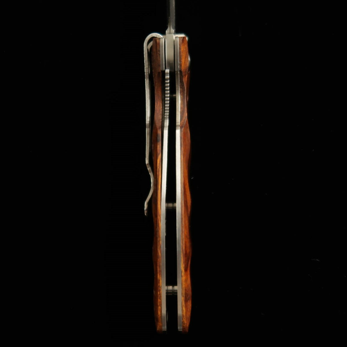 MCUSTA Classic Wave Damasco Ironwood Faca Dobrável MC-0018D (85mm)