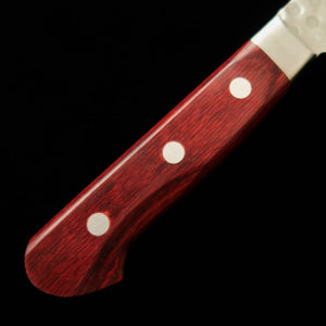 SUISIN Suisin Cabo de vinho Santoku VG10 Damasco martelado (180 mm)
