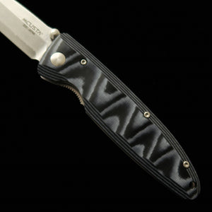 Folding Knife MCUSTA Classic Wave Damascus Blue Micarta MC-0010D (85mm)