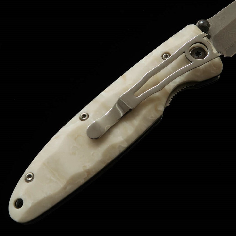 MCUSTA Classic Wave Damascus VG10 with Corian Handle, MC-0019D (85mm)