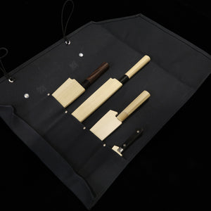 Miura Knives Original Knife Wrap Canvas 51 x 48cm Pack of 4 (Navy/Black/Red/Green/Sand)