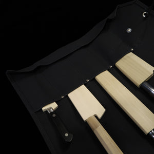 Miura Knives Original Knife Wrap Canvas 51 x 48cm Pack of 4 (Navy/Black/Red/Green/Sand)