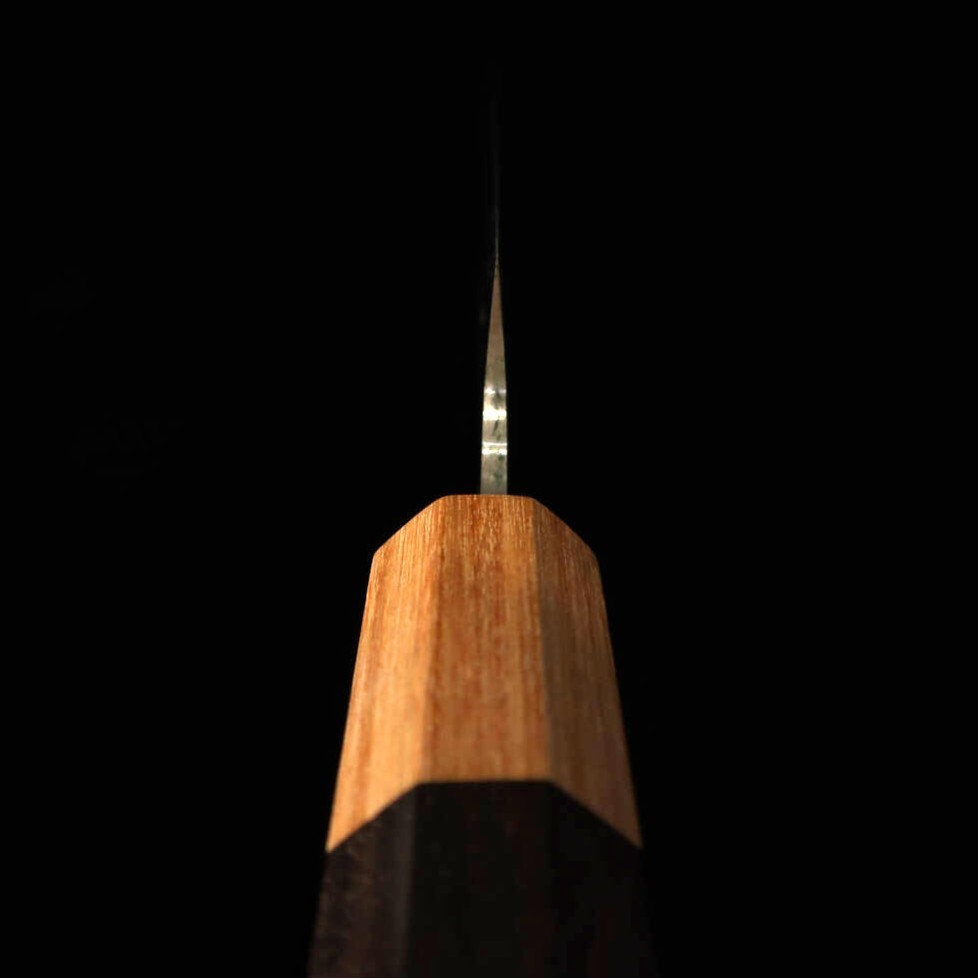 Saji Takeshi SAJITAKESHI Petty VG10 Damasco colorido, cabo octogonal de jacarandá (130mm)