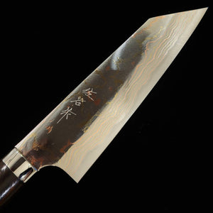 SAJI TAKESHI Aço Azul nº 2 Damasco Colorido Faca Bunka Ironwood (175mm)