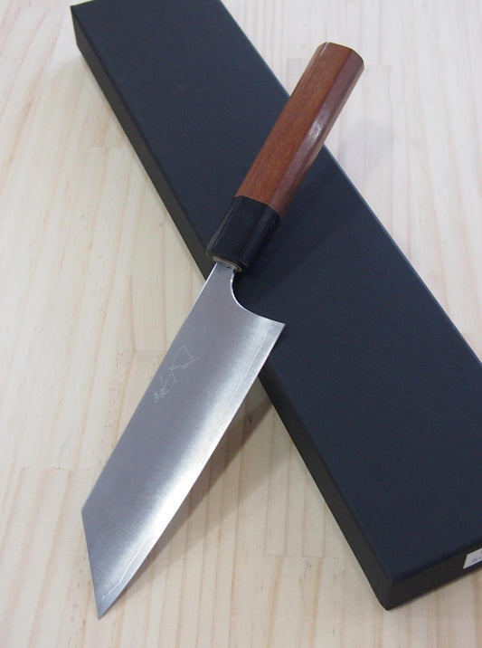 Takayuki Shibata TAKAYUKI SHIBATA KOUTETSU Pequeño Bunka R2 Mango octogonal de jarrah (140 mm)