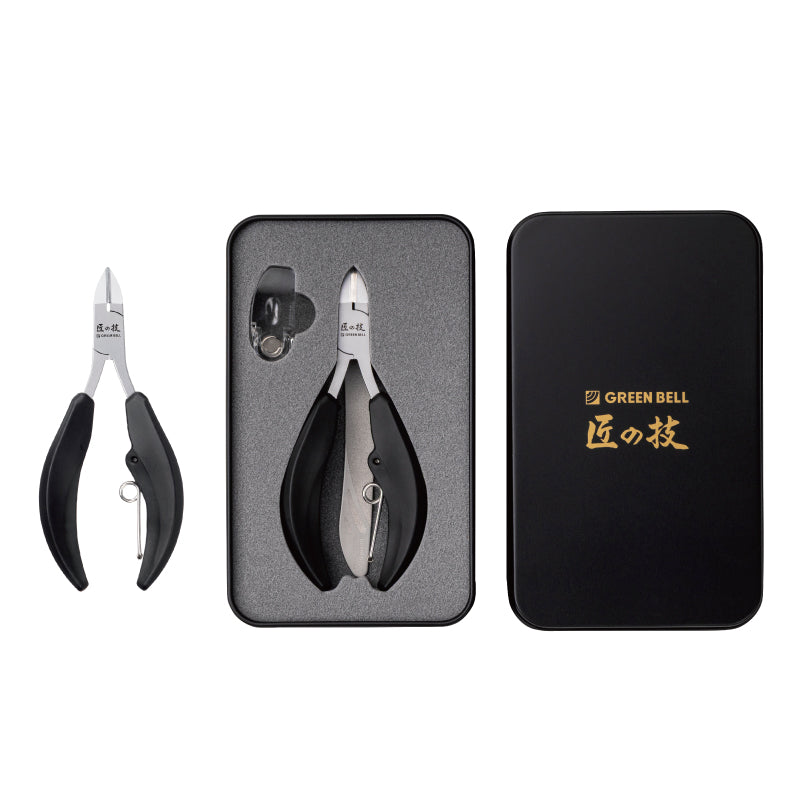 Green Bell GREEN BELL Takumi no Waza PREMIUM NAIL NIPPER GHE-10 avec lime à ongles