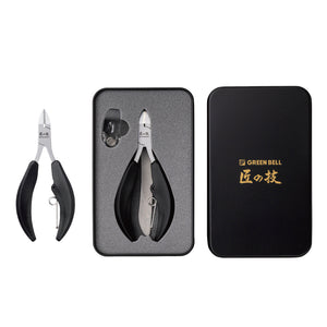 Green Bell GREEN BELL Takumi no Waza PREMIUM NAIL NIPPER GHE-10 avec lime à ongles