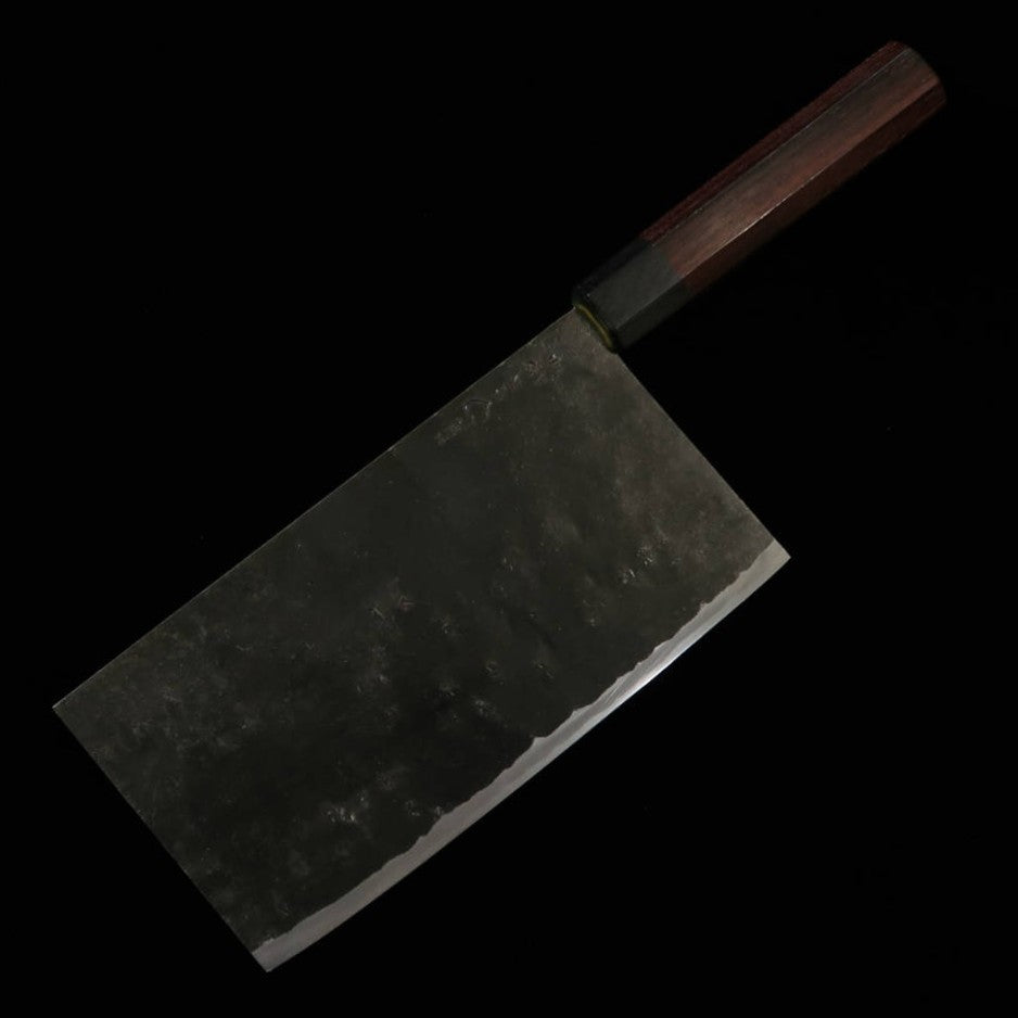 TAKEDA Hamono, forja manual Bitchu, cuchillo chino (pequeño), acero Hitachi Ao-gami Super (190–210 mm)