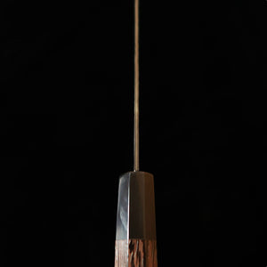 Miura MIURA petty VG10 Damasco martelado escurecido, cabo octogonal em wengué (150 mm)