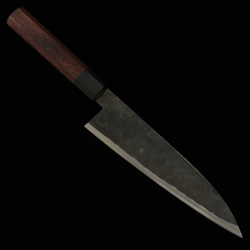 TAKEDA Hamono – Couteau Mi-Oroshi Deba (taille moyenne) – Acier Hitachi Aogami Super (170–190 mm) – Forgé à la main à Bitchū