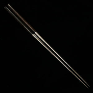 Serving Chopsticks - Titanium with Ebony Handle (180mm)