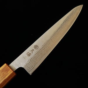 三浦MIURA ペティ 440C マット ダマスカス 樫八角柄（150mm）