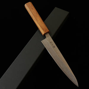三浦MIURA ペティ 440C マット ダマスカス 樫八角柄（150mm）