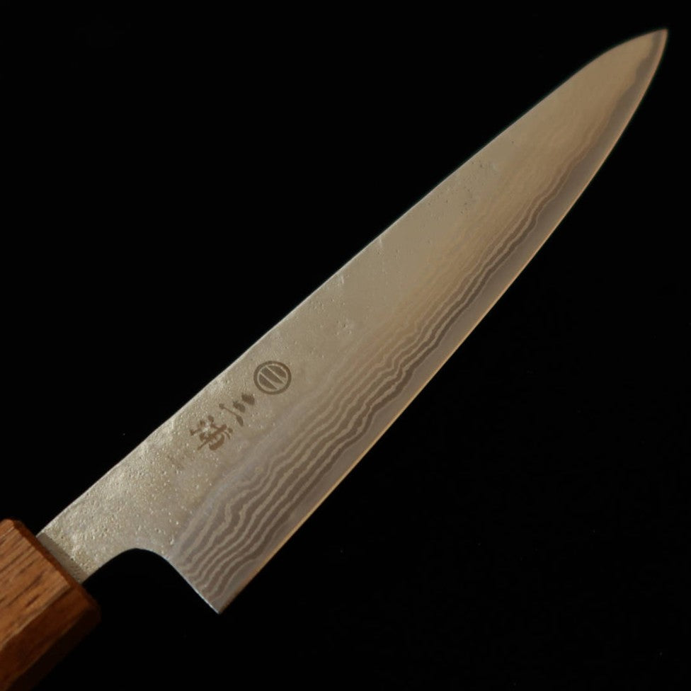 Miura MIURA Petty 440C, damasco mate, mango octogonal con laca quemada
