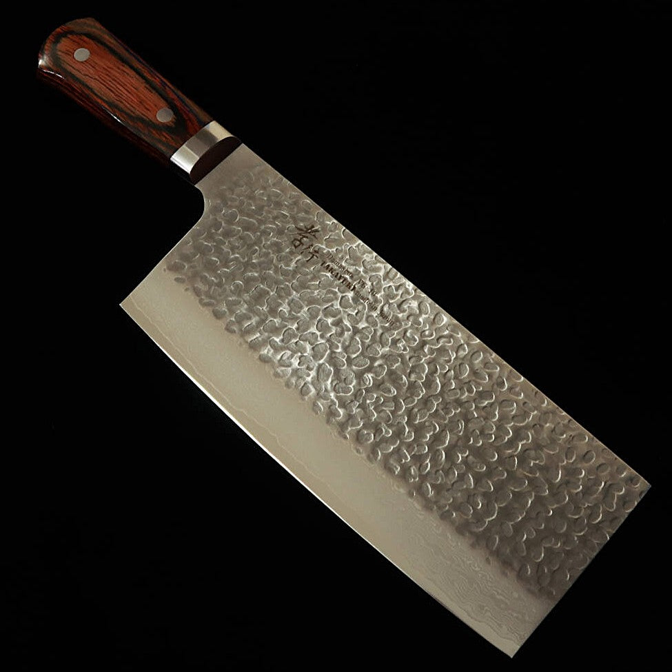 Sakai Takayuki Faca Chinesa VG-10 Damasco 33 Camadas Martelada (195mm)