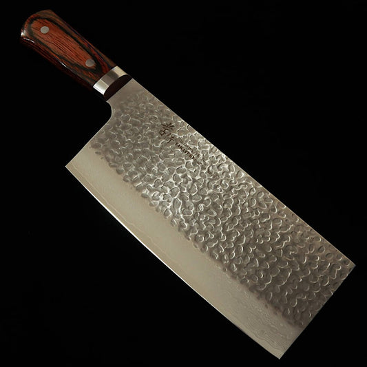 Sakai Takayuki Faca Chinesa VG-10 Damasco 33 Camadas Martelada (195mm)