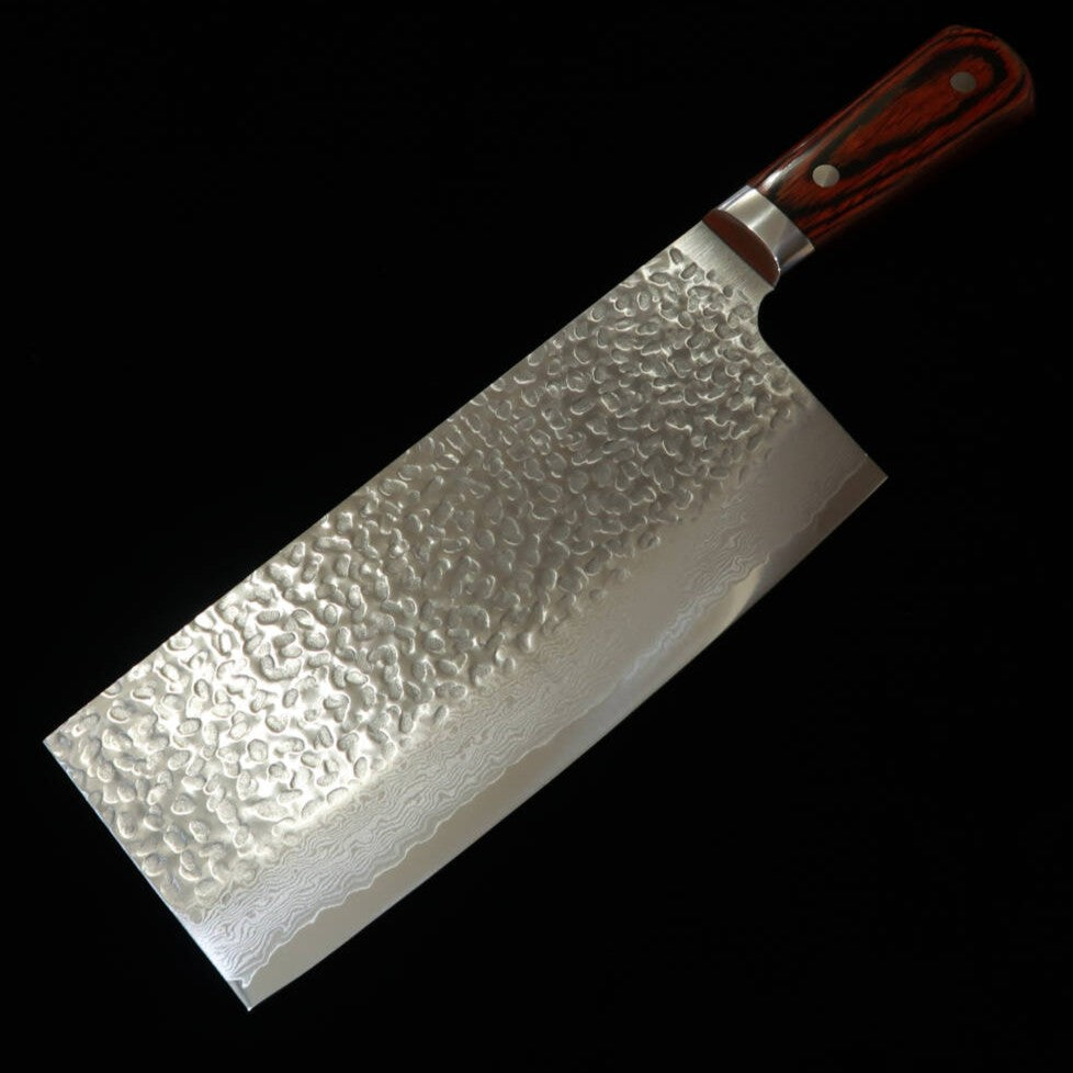 Sakai Takayuki Faca Chinesa VG-10 Damasco 33 Camadas Martelada (195mm)