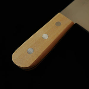 Sakai Kikumori 堺菊守 acero blanco nº2, cuchillo Hana de grosor medio (220 mm)