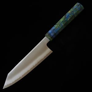 直人 Naohito 文化 コバルトスペシャル スタビライズウッド柄 グリーン（180mm）