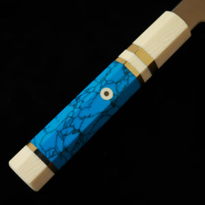直人 Naohito 牛刀 コバルトスペシャル ブルー カスタムハンドル（210mm）